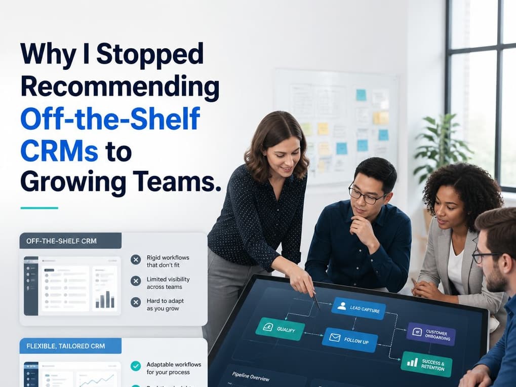 Why I Stopped Recommending Off-the-Shelf CRMs to Growing Teams