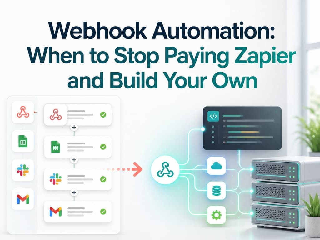 Webhook Automation: When to Stop Paying Zapier and Build Your Own