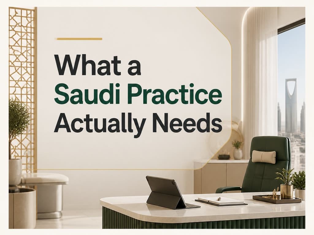 Clinic Management, NPHIES, and CRM: What a Saudi Practice Actually Needs
