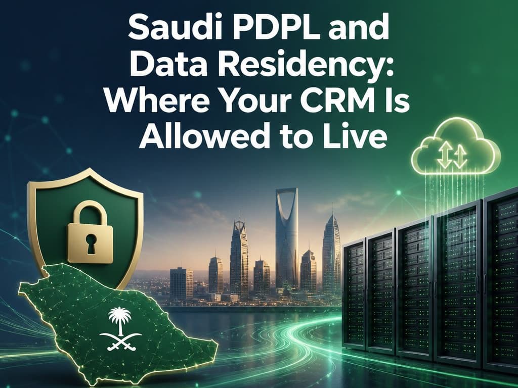 Saudi PDPL and Data Residency: Where Your CRM Is Allowed to Live