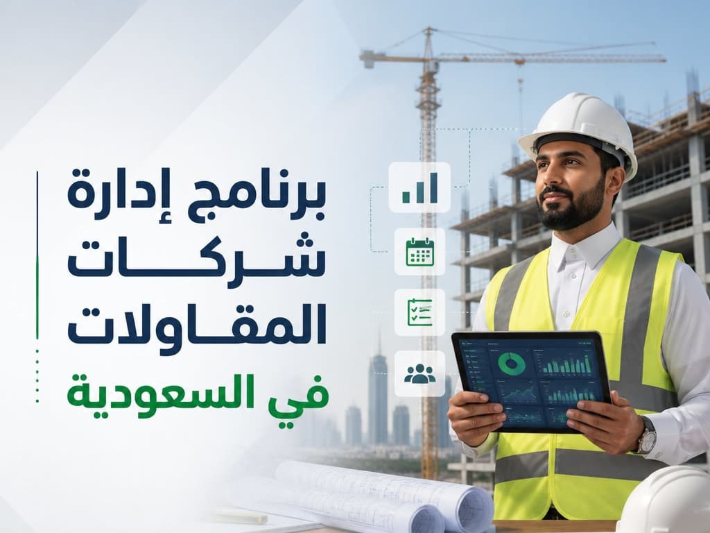 برنامج إدارة شركات المقاولات في السعودية: التكلفة الحقيقية لكل مشروع