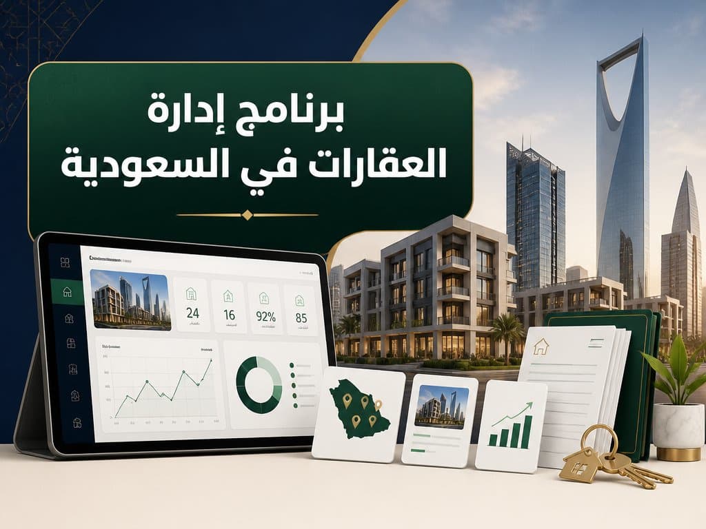 برنامج إدارة العقارات في السعودية: من عقد الإيجار إلى الصيانة في نظام واحد