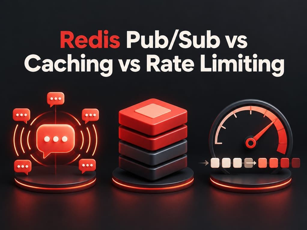 Redis Pub/Sub vs Caching vs Rate Limiting: When to Add Each Layer