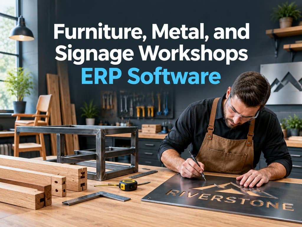 Why Furniture, Metal, and Signage Workshops Outgrow Standard ERP Software