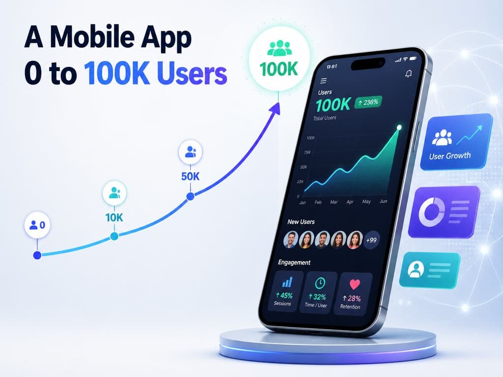 From 0 to 100K Users: Handling Users Smoothly from the Mobile App Client to the Backend