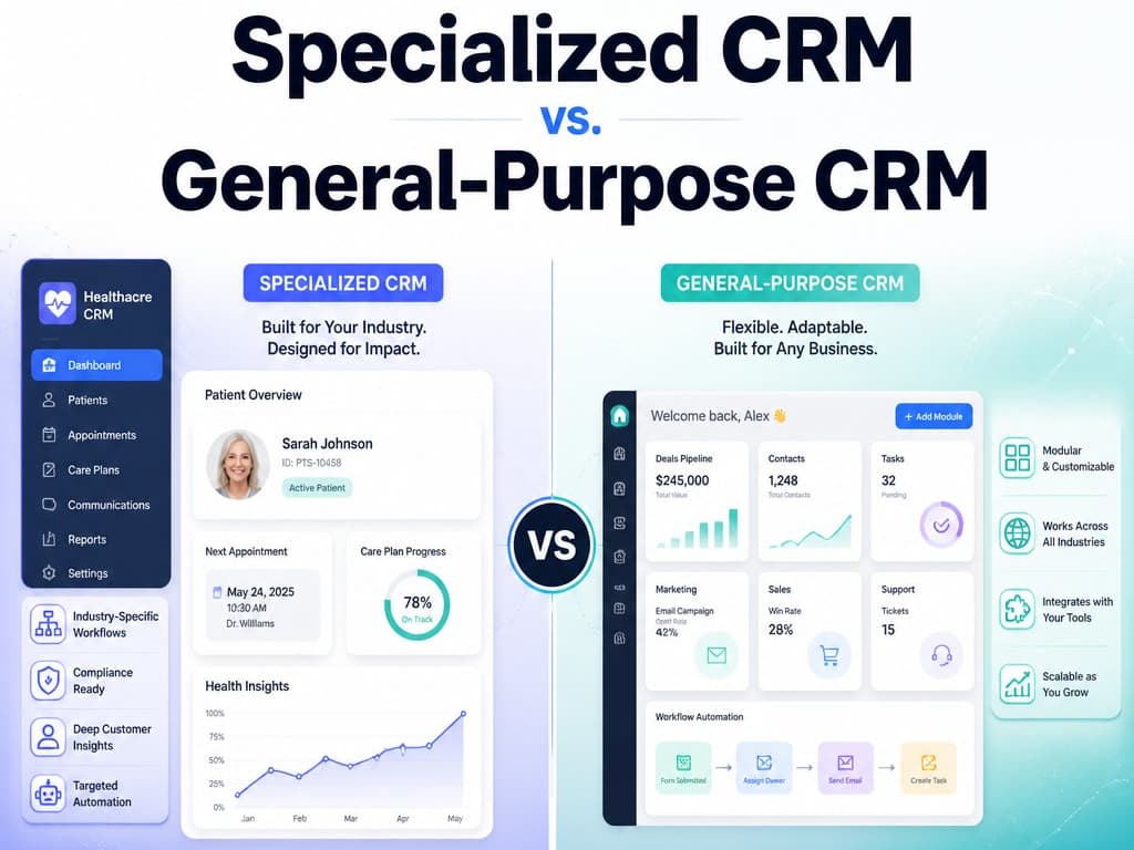 Specialized CRM vs. General-Purpose CRM: What Actually Fits a Gulf SMB
